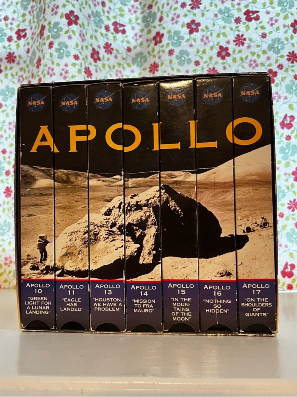 1995 NASA Apollo VHS Collector’s Box Set Apollo 10-17